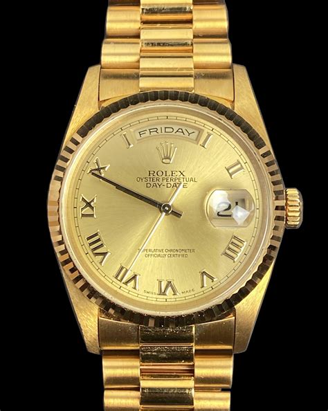 gold rolex 18k|rolex 18k gold watch price.